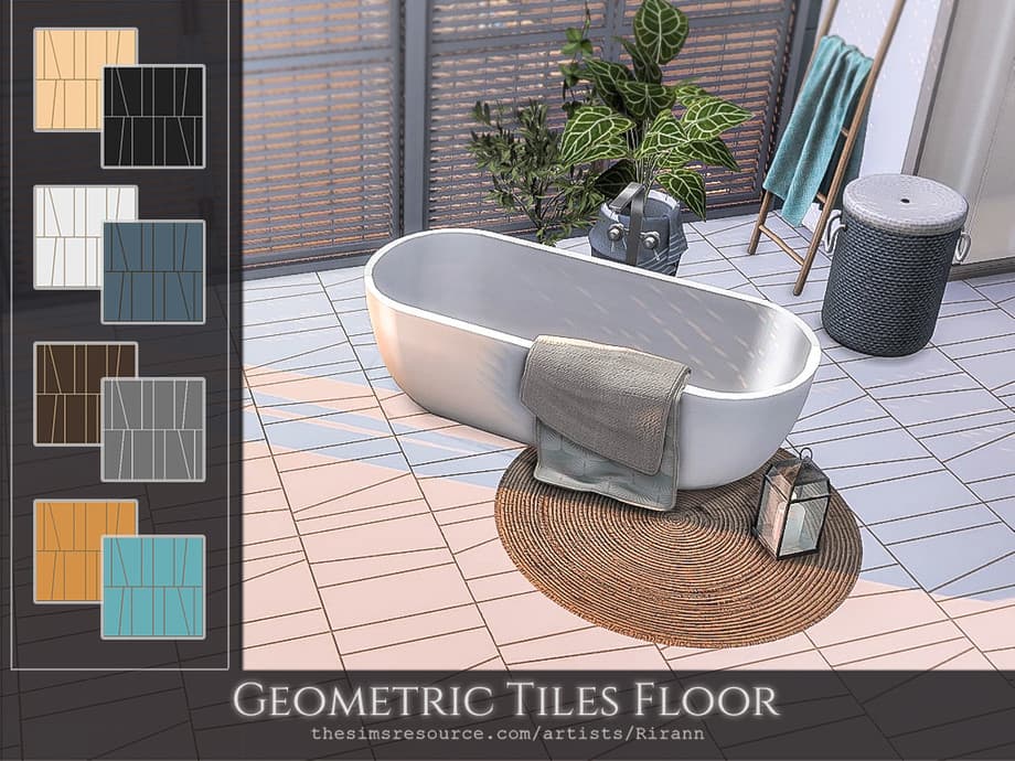 Плитка для пола Geometric Tiles Floor